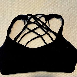 Strappy, Sexy LuLu Lemon Sport’s Bra in Black